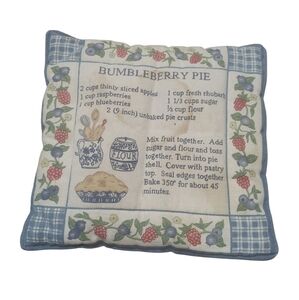 Alice’s Cottage Bumbleberry Pie Scented Pillow – Handmade Country Kitchen Decor